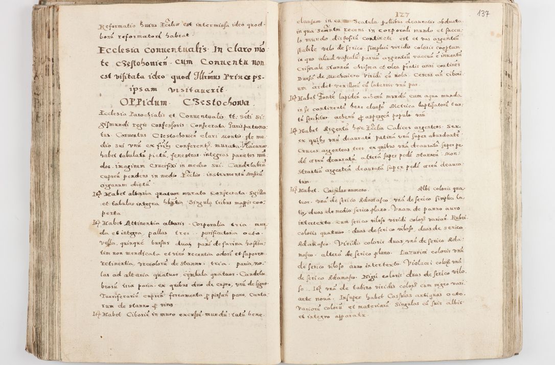 Zdjęcie nr 142 dla obiektu archiwalnego: Acta visitationis exterioris decanatuum Skalnensis, Wolbromensis, Leloviensis, Bytomiensis et Plesnensis ad Archid. Crac. pertinentium per R. D. Christoph. Kazimirski, Ep. Kijov Praep. Tarnov. a. D. 1598 factae.
