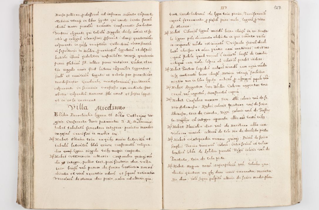 Zdjęcie nr 132 dla obiektu archiwalnego: Acta visitationis exterioris decanatuum Skalnensis, Wolbromensis, Leloviensis, Bytomiensis et Plesnensis ad Archid. Crac. pertinentium per R. D. Christoph. Kazimirski, Ep. Kijov Praep. Tarnov. a. D. 1598 factae.