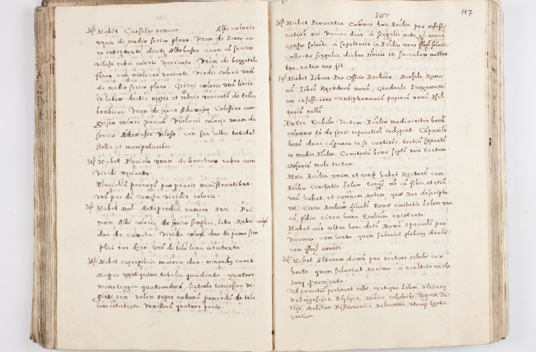 Zdjęcie nr 122 dla obiektu archiwalnego: Acta visitationis exterioris decanatuum Skalnensis, Wolbromensis, Leloviensis, Bytomiensis et Plesnensis ad Archid. Crac. pertinentium per R. D. Christoph. Kazimirski, Ep. Kijov Praep. Tarnov. a. D. 1598 factae.