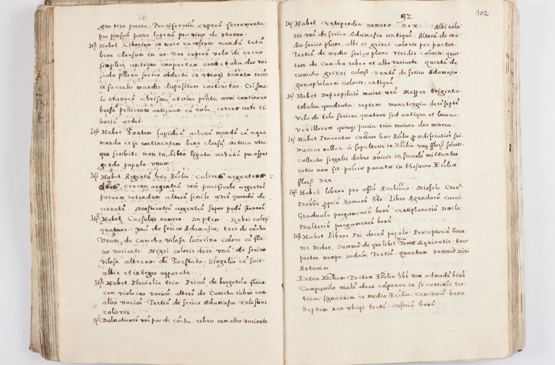 Zdjęcie nr 107 dla obiektu archiwalnego: Acta visitationis exterioris decanatuum Skalnensis, Wolbromensis, Leloviensis, Bytomiensis et Plesnensis ad Archid. Crac. pertinentium per R. D. Christoph. Kazimirski, Ep. Kijov Praep. Tarnov. a. D. 1598 factae.