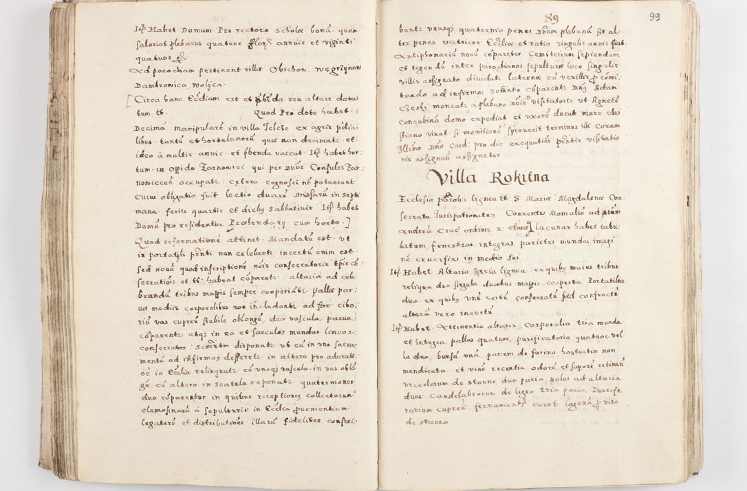 Zdjęcie nr 104 dla obiektu archiwalnego: Acta visitationis exterioris decanatuum Skalnensis, Wolbromensis, Leloviensis, Bytomiensis et Plesnensis ad Archid. Crac. pertinentium per R. D. Christoph. Kazimirski, Ep. Kijov Praep. Tarnov. a. D. 1598 factae.