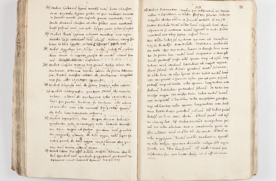 Zdjęcie nr 102 dla obiektu archiwalnego: Acta visitationis exterioris decanatuum Skalnensis, Wolbromensis, Leloviensis, Bytomiensis et Plesnensis ad Archid. Crac. pertinentium per R. D. Christoph. Kazimirski, Ep. Kijov Praep. Tarnov. a. D. 1598 factae.