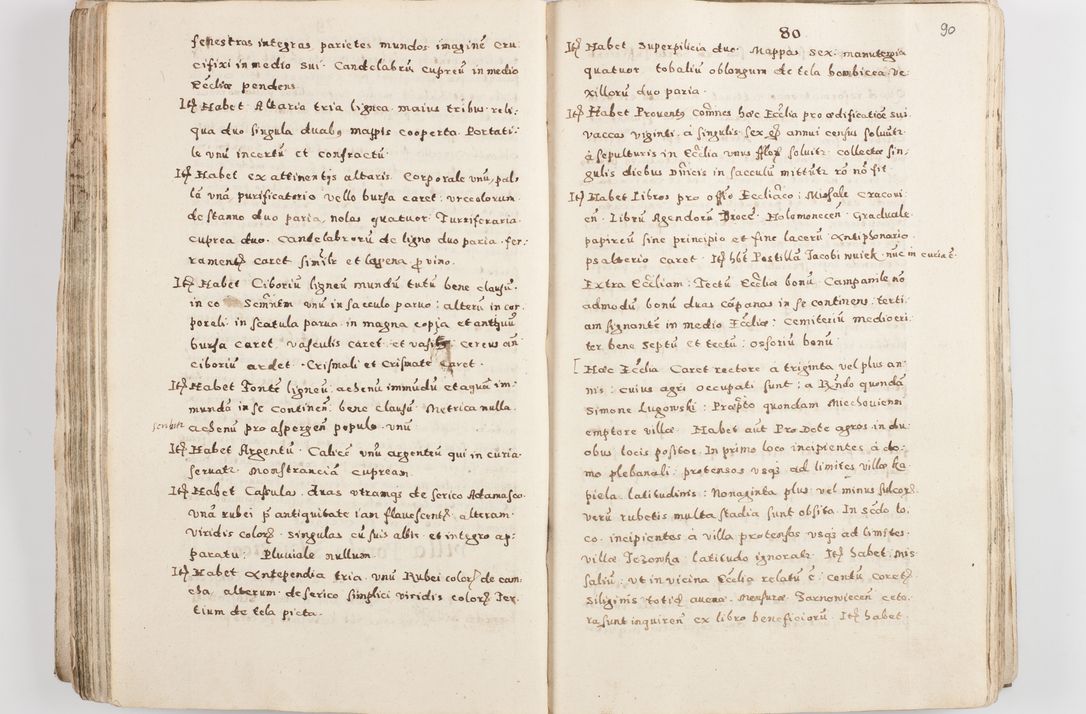 Zdjęcie nr 94 dla obiektu archiwalnego: Acta visitationis exterioris decanatuum Skalnensis, Wolbromensis, Leloviensis, Bytomiensis et Plesnensis ad Archid. Crac. pertinentium per R. D. Christoph. Kazimirski, Ep. Kijov Praep. Tarnov. a. D. 1598 factae.