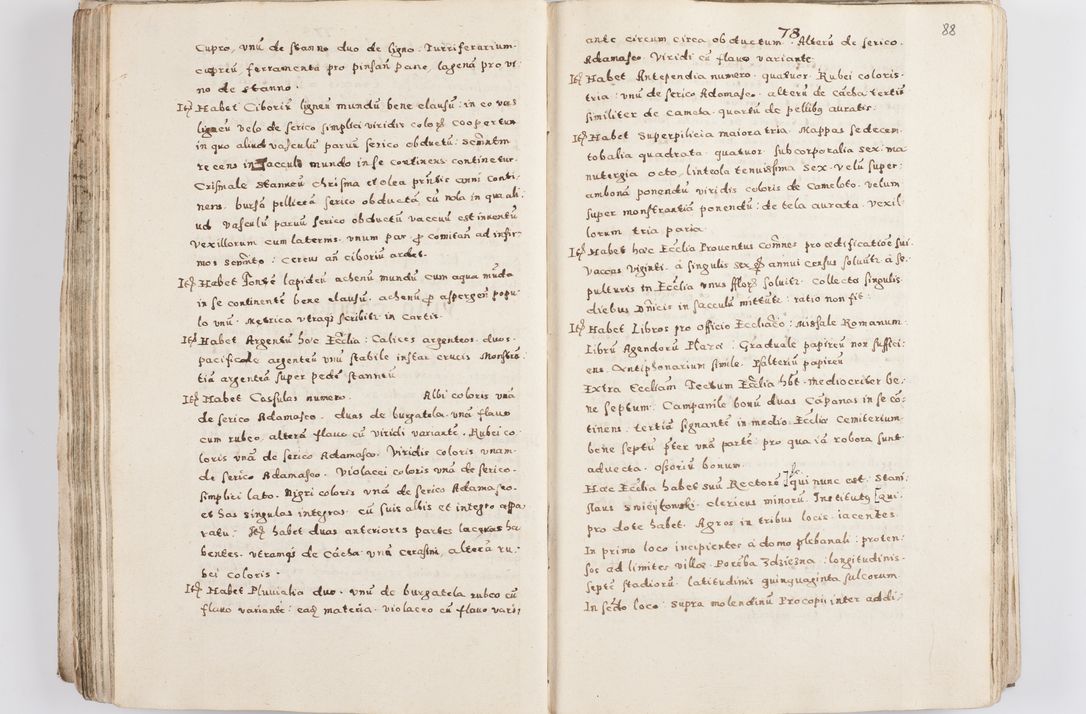 Zdjęcie nr 92 dla obiektu archiwalnego: Acta visitationis exterioris decanatuum Skalnensis, Wolbromensis, Leloviensis, Bytomiensis et Plesnensis ad Archid. Crac. pertinentium per R. D. Christoph. Kazimirski, Ep. Kijov Praep. Tarnov. a. D. 1598 factae.