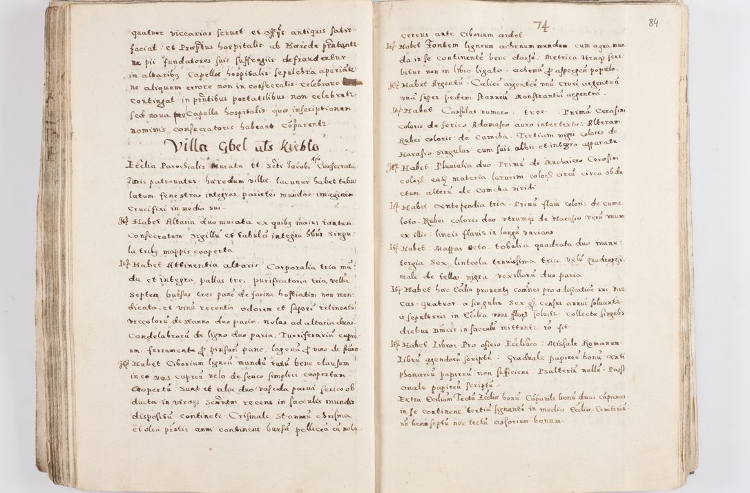 Zdjęcie nr 88 dla obiektu archiwalnego: Acta visitationis exterioris decanatuum Skalnensis, Wolbromensis, Leloviensis, Bytomiensis et Plesnensis ad Archid. Crac. pertinentium per R. D. Christoph. Kazimirski, Ep. Kijov Praep. Tarnov. a. D. 1598 factae.