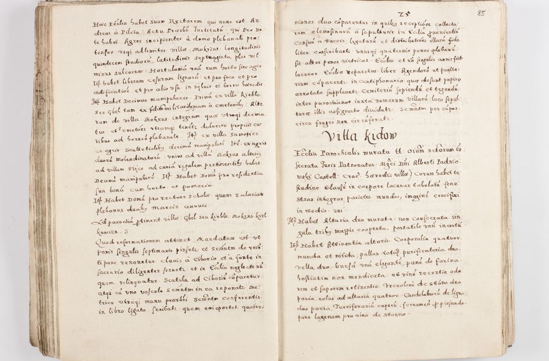 Zdjęcie nr 89 dla obiektu archiwalnego: Acta visitationis exterioris decanatuum Skalnensis, Wolbromensis, Leloviensis, Bytomiensis et Plesnensis ad Archid. Crac. pertinentium per R. D. Christoph. Kazimirski, Ep. Kijov Praep. Tarnov. a. D. 1598 factae.