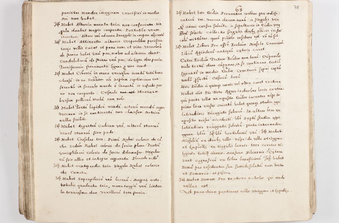 Zdjęcie nr 82 dla obiektu archiwalnego: Acta visitationis exterioris decanatuum Skalnensis, Wolbromensis, Leloviensis, Bytomiensis et Plesnensis ad Archid. Crac. pertinentium per R. D. Christoph. Kazimirski, Ep. Kijov Praep. Tarnov. a. D. 1598 factae.