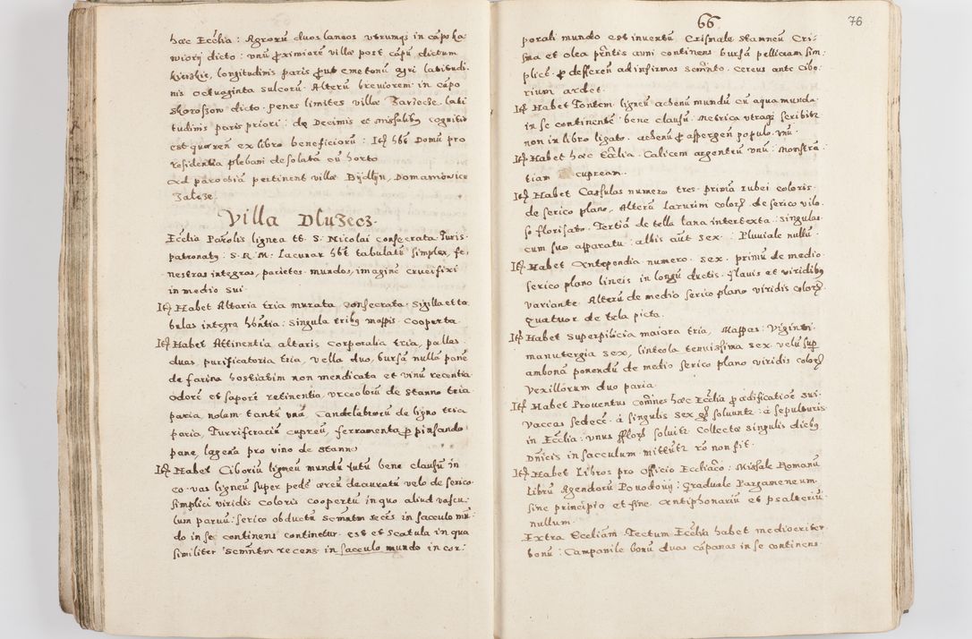 Zdjęcie nr 80 dla obiektu archiwalnego: Acta visitationis exterioris decanatuum Skalnensis, Wolbromensis, Leloviensis, Bytomiensis et Plesnensis ad Archid. Crac. pertinentium per R. D. Christoph. Kazimirski, Ep. Kijov Praep. Tarnov. a. D. 1598 factae.