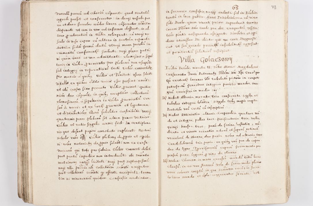 Zdjęcie nr 77 dla obiektu archiwalnego: Acta visitationis exterioris decanatuum Skalnensis, Wolbromensis, Leloviensis, Bytomiensis et Plesnensis ad Archid. Crac. pertinentium per R. D. Christoph. Kazimirski, Ep. Kijov Praep. Tarnov. a. D. 1598 factae.