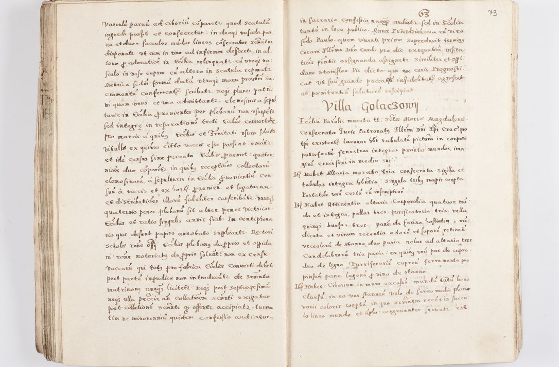 Zdjęcie nr 76 dla obiektu archiwalnego: Acta visitationis exterioris decanatuum Skalnensis, Wolbromensis, Leloviensis, Bytomiensis et Plesnensis ad Archid. Crac. pertinentium per R. D. Christoph. Kazimirski, Ep. Kijov Praep. Tarnov. a. D. 1598 factae.