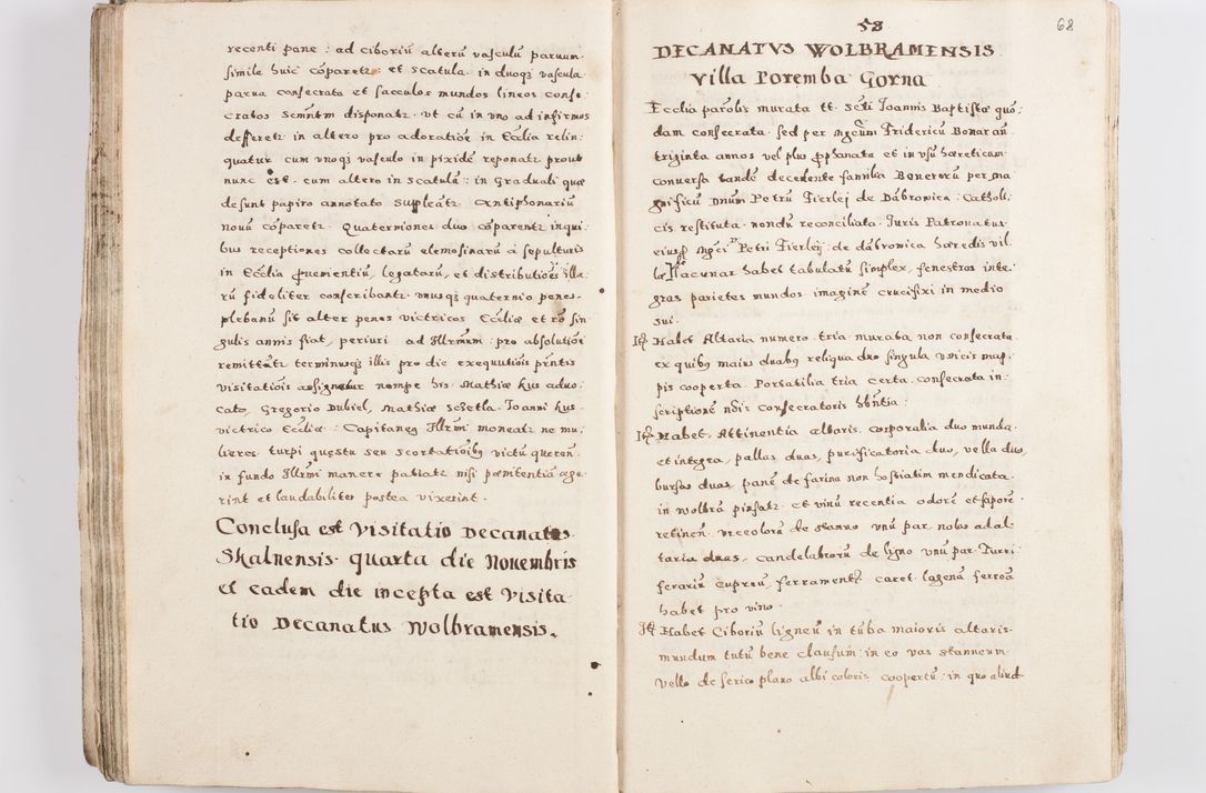 Zdjęcie nr 71 dla obiektu archiwalnego: Acta visitationis exterioris decanatuum Skalnensis, Wolbromensis, Leloviensis, Bytomiensis et Plesnensis ad Archid. Crac. pertinentium per R. D. Christoph. Kazimirski, Ep. Kijov Praep. Tarnov. a. D. 1598 factae.