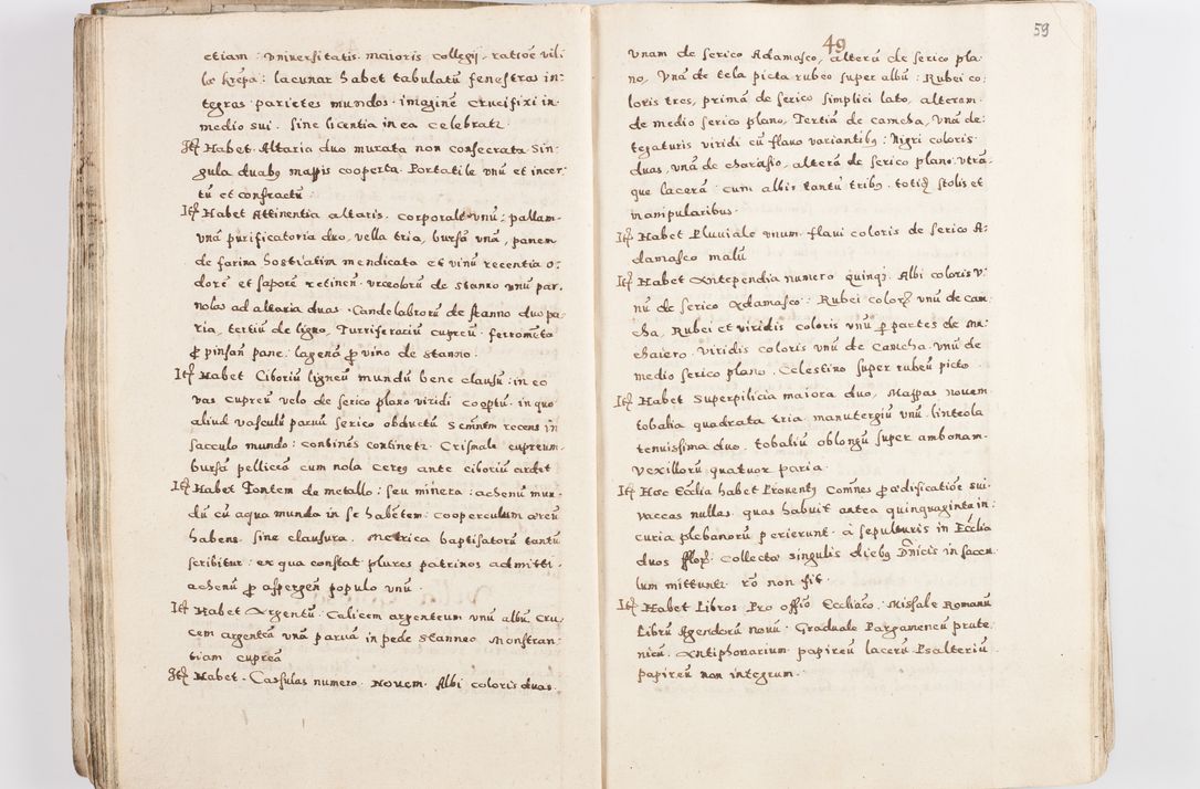 Zdjęcie nr 62 dla obiektu archiwalnego: Acta visitationis exterioris decanatuum Skalnensis, Wolbromensis, Leloviensis, Bytomiensis et Plesnensis ad Archid. Crac. pertinentium per R. D. Christoph. Kazimirski, Ep. Kijov Praep. Tarnov. a. D. 1598 factae.