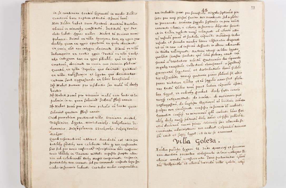 Zdjęcie nr 61 dla obiektu archiwalnego: Acta visitationis exterioris decanatuum Skalnensis, Wolbromensis, Leloviensis, Bytomiensis et Plesnensis ad Archid. Crac. pertinentium per R. D. Christoph. Kazimirski, Ep. Kijov Praep. Tarnov. a. D. 1598 factae.