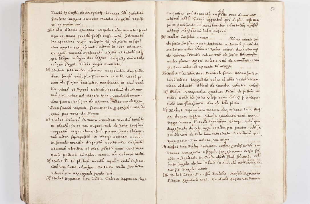Zdjęcie nr 57 dla obiektu archiwalnego: Acta visitationis exterioris decanatuum Skalnensis, Wolbromensis, Leloviensis, Bytomiensis et Plesnensis ad Archid. Crac. pertinentium per R. D. Christoph. Kazimirski, Ep. Kijov Praep. Tarnov. a. D. 1598 factae.