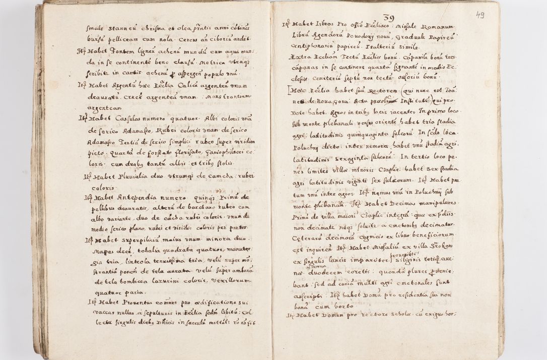 Zdjęcie nr 52 dla obiektu archiwalnego: Acta visitationis exterioris decanatuum Skalnensis, Wolbromensis, Leloviensis, Bytomiensis et Plesnensis ad Archid. Crac. pertinentium per R. D. Christoph. Kazimirski, Ep. Kijov Praep. Tarnov. a. D. 1598 factae.