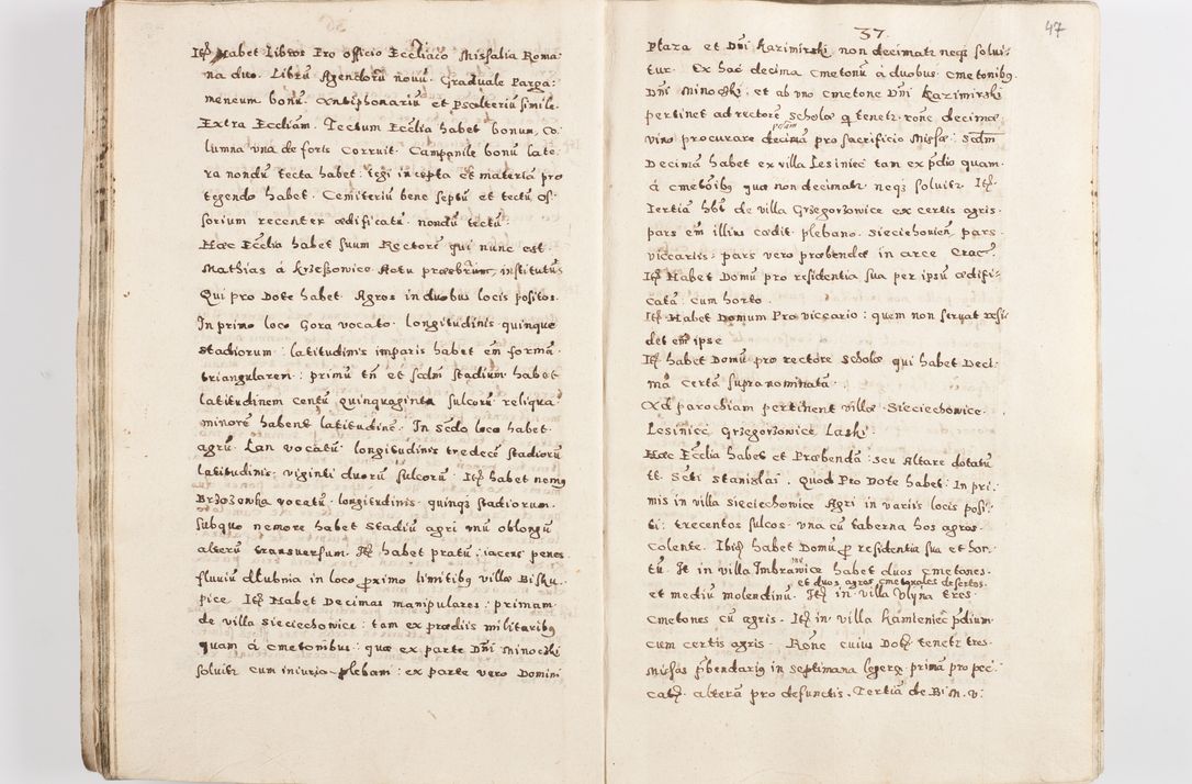 Zdjęcie nr 50 dla obiektu archiwalnego: Acta visitationis exterioris decanatuum Skalnensis, Wolbromensis, Leloviensis, Bytomiensis et Plesnensis ad Archid. Crac. pertinentium per R. D. Christoph. Kazimirski, Ep. Kijov Praep. Tarnov. a. D. 1598 factae.
