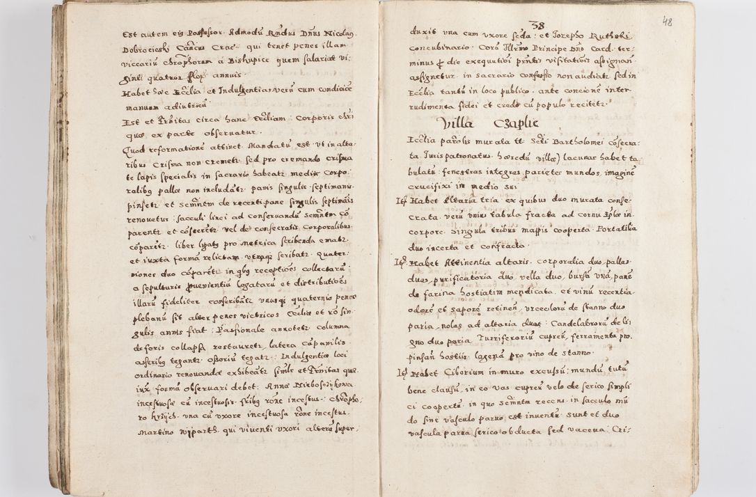Zdjęcie nr 51 dla obiektu archiwalnego: Acta visitationis exterioris decanatuum Skalnensis, Wolbromensis, Leloviensis, Bytomiensis et Plesnensis ad Archid. Crac. pertinentium per R. D. Christoph. Kazimirski, Ep. Kijov Praep. Tarnov. a. D. 1598 factae.