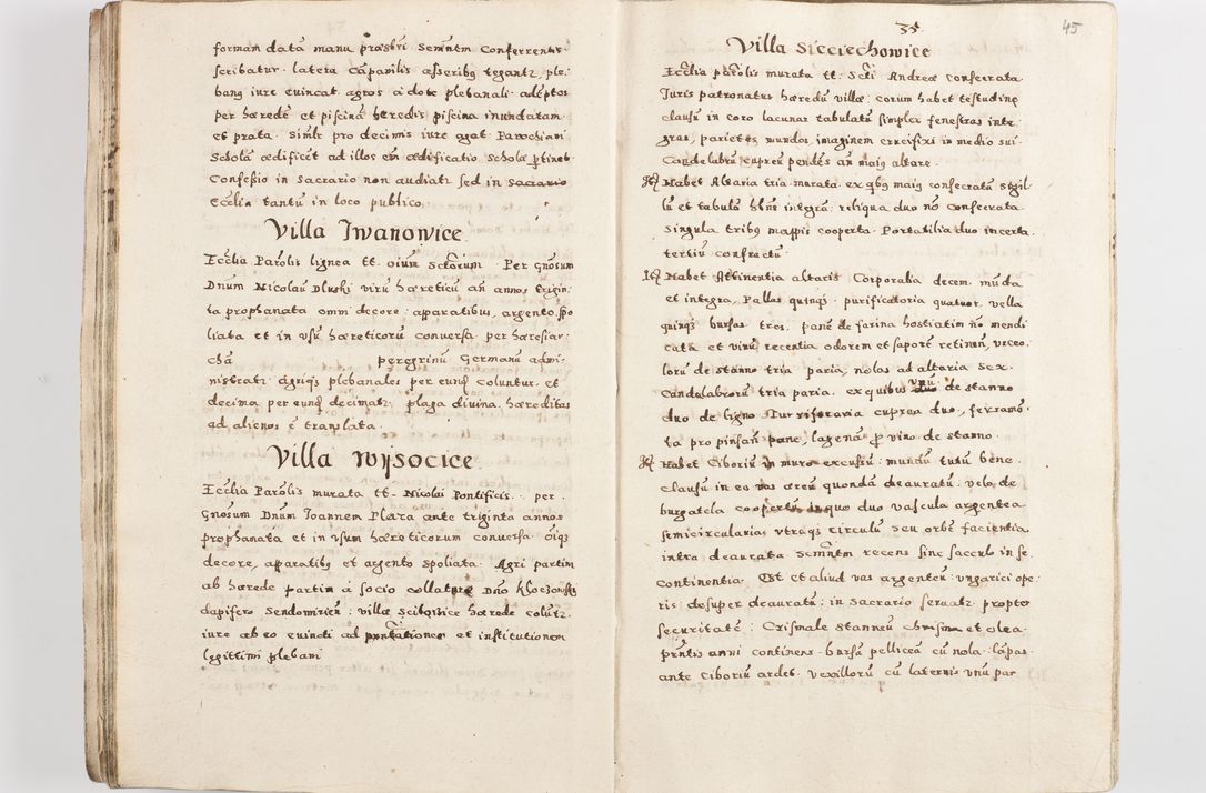 Zdjęcie nr 48 dla obiektu archiwalnego: Acta visitationis exterioris decanatuum Skalnensis, Wolbromensis, Leloviensis, Bytomiensis et Plesnensis ad Archid. Crac. pertinentium per R. D. Christoph. Kazimirski, Ep. Kijov Praep. Tarnov. a. D. 1598 factae.