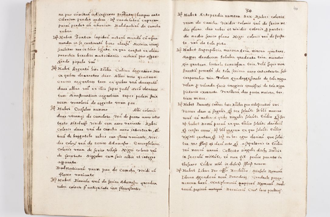 Zdjęcie nr 43 dla obiektu archiwalnego: Acta visitationis exterioris decanatuum Skalnensis, Wolbromensis, Leloviensis, Bytomiensis et Plesnensis ad Archid. Crac. pertinentium per R. D. Christoph. Kazimirski, Ep. Kijov Praep. Tarnov. a. D. 1598 factae.