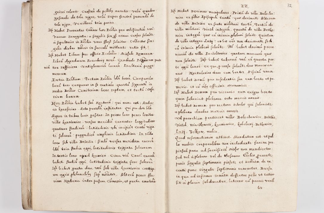 Zdjęcie nr 35 dla obiektu archiwalnego: Acta visitationis exterioris decanatuum Skalnensis, Wolbromensis, Leloviensis, Bytomiensis et Plesnensis ad Archid. Crac. pertinentium per R. D. Christoph. Kazimirski, Ep. Kijov Praep. Tarnov. a. D. 1598 factae.