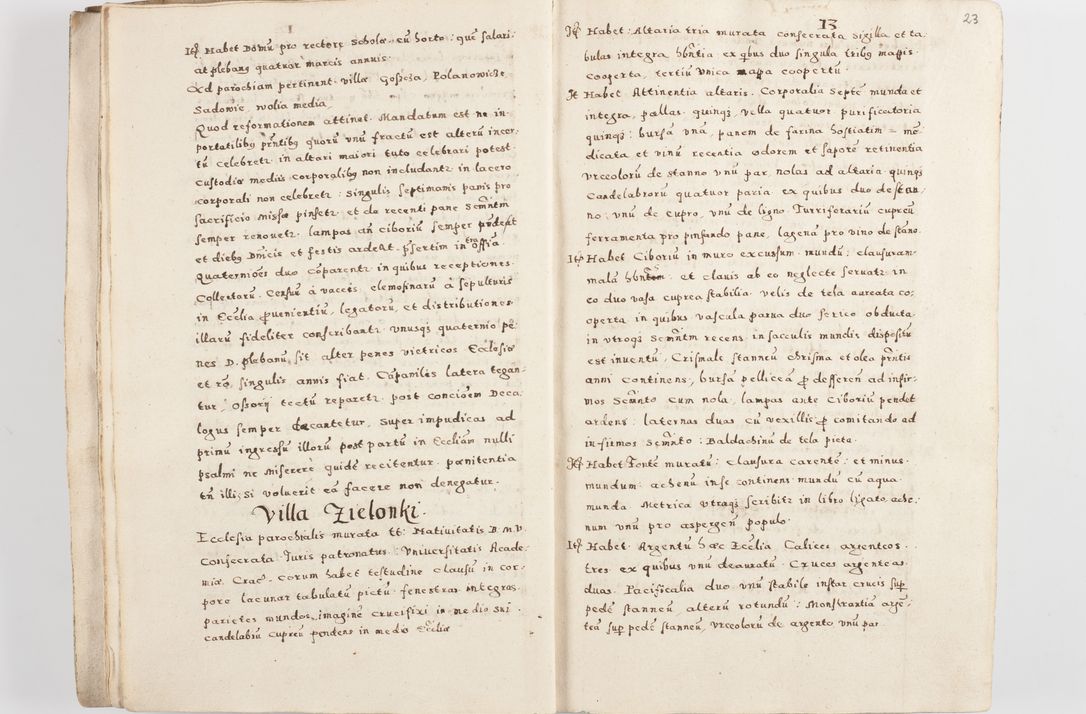 Zdjęcie nr 26 dla obiektu archiwalnego: Acta visitationis exterioris decanatuum Skalnensis, Wolbromensis, Leloviensis, Bytomiensis et Plesnensis ad Archid. Crac. pertinentium per R. D. Christoph. Kazimirski, Ep. Kijov Praep. Tarnov. a. D. 1598 factae.