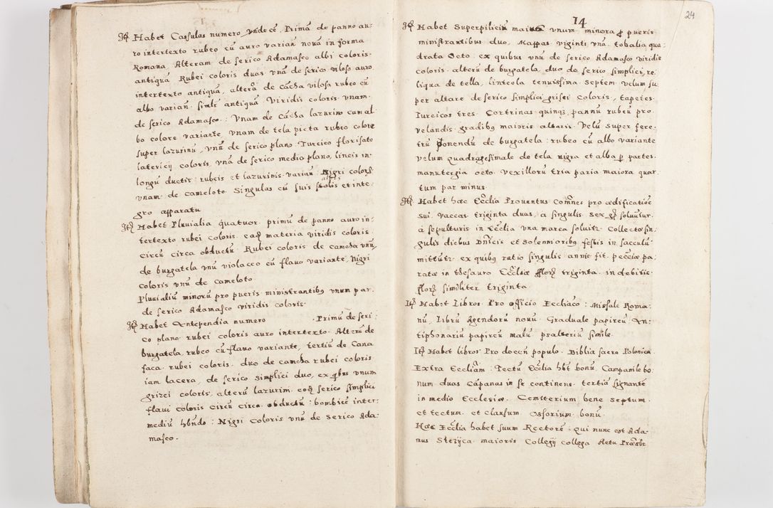 Zdjęcie nr 27 dla obiektu archiwalnego: Acta visitationis exterioris decanatuum Skalnensis, Wolbromensis, Leloviensis, Bytomiensis et Plesnensis ad Archid. Crac. pertinentium per R. D. Christoph. Kazimirski, Ep. Kijov Praep. Tarnov. a. D. 1598 factae.