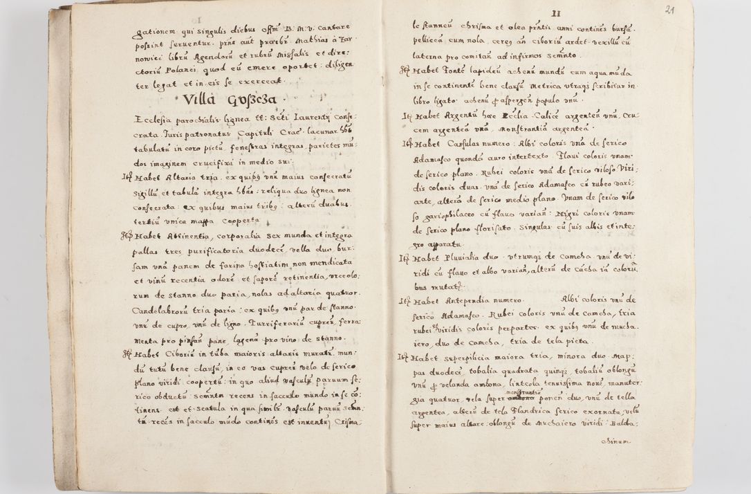 Zdjęcie nr 24 dla obiektu archiwalnego: Acta visitationis exterioris decanatuum Skalnensis, Wolbromensis, Leloviensis, Bytomiensis et Plesnensis ad Archid. Crac. pertinentium per R. D. Christoph. Kazimirski, Ep. Kijov Praep. Tarnov. a. D. 1598 factae.