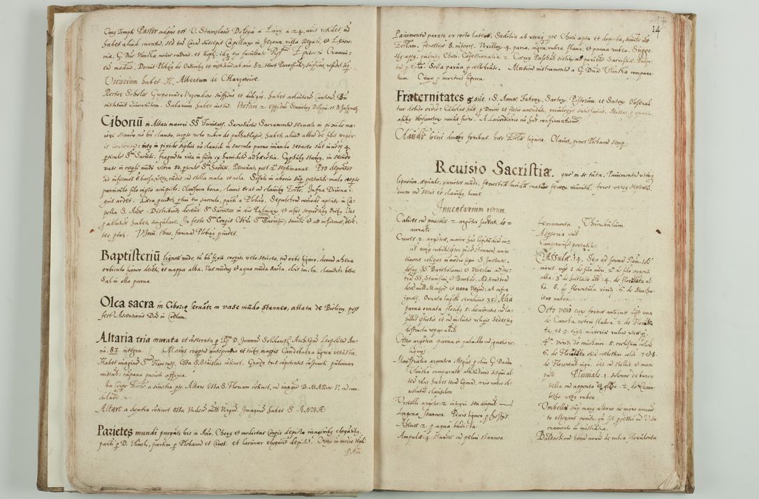Zdjęcie nr 20 dla obiektu archiwalnego: Acta visitationis ecclesiarum archidiaconatus Sandomiriensis sub R. D. Bernardo Maciejowski, epsicopo Cracoviensi, duce Severiensi. Exequutio visitationis pergebatur Sendomiriae die 16 Martii ad 3 Aprilis a. D. 1604
