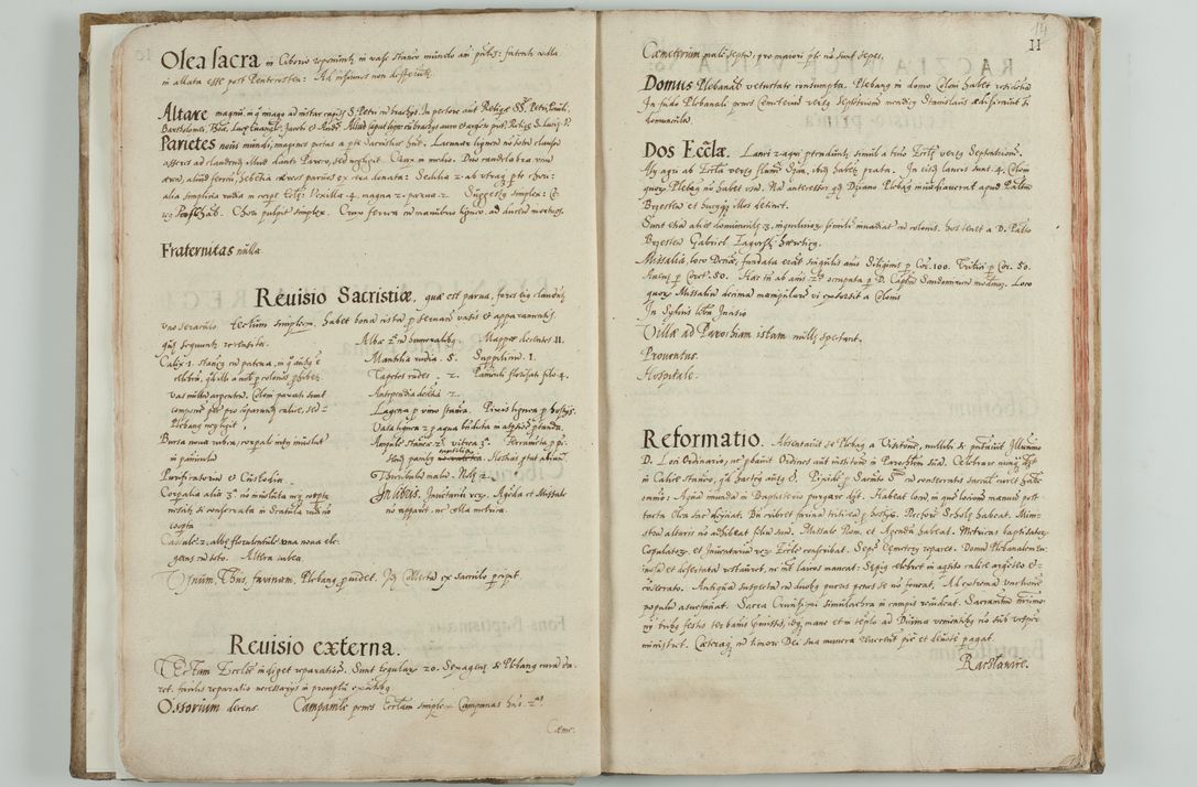 Zdjęcie nr 17 dla obiektu archiwalnego: Acta visitationis ecclesiarum archidiaconatus Sandomiriensis sub R. D. Bernardo Maciejowski, epsicopo Cracoviensi, duce Severiensi. Exequutio visitationis pergebatur Sendomiriae die 16 Martii ad 3 Aprilis a. D. 1604