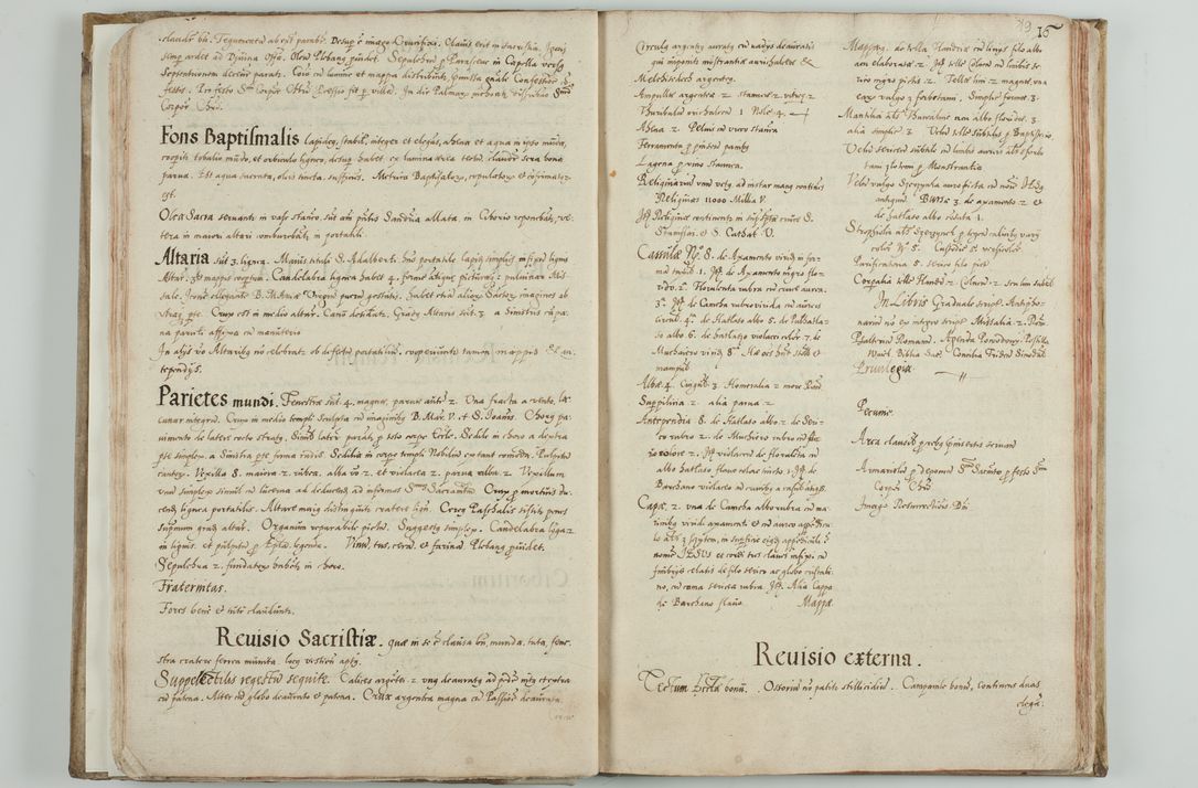 Zdjęcie nr 22 dla obiektu archiwalnego: Acta visitationis ecclesiarum archidiaconatus Sandomiriensis sub R. D. Bernardo Maciejowski, epsicopo Cracoviensi, duce Severiensi. Exequutio visitationis pergebatur Sendomiriae die 16 Martii ad 3 Aprilis a. D. 1604