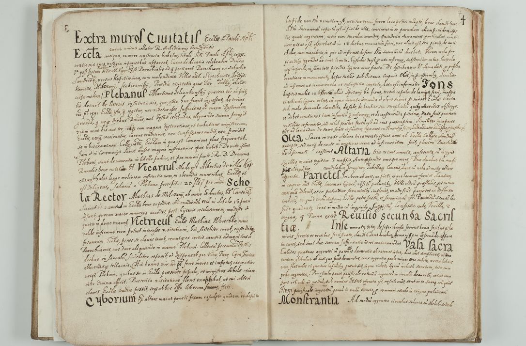Zdjęcie nr 10 dla obiektu archiwalnego: Acta visitationis ecclesiarum archidiaconatus Sandomiriensis sub R. D. Bernardo Maciejowski, epsicopo Cracoviensi, duce Severiensi. Exequutio visitationis pergebatur Sendomiriae die 16 Martii ad 3 Aprilis a. D. 1604