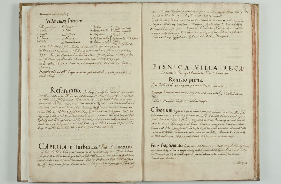 Zdjęcie nr 16 dla obiektu archiwalnego: Acta visitationis ecclesiarum archidiaconatus Sandomiriensis sub R. D. Bernardo Maciejowski, epsicopo Cracoviensi, duce Severiensi. Exequutio visitationis pergebatur Sendomiriae die 16 Martii ad 3 Aprilis a. D. 1604