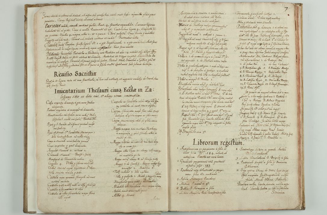 Zdjęcie nr 13 dla obiektu archiwalnego: Acta visitationis ecclesiarum archidiaconatus Sandomiriensis sub R. D. Bernardo Maciejowski, epsicopo Cracoviensi, duce Severiensi. Exequutio visitationis pergebatur Sendomiriae die 16 Martii ad 3 Aprilis a. D. 1604