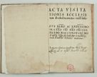 Zdjęcie nr 5 dla obiektu archiwalnego: Acta visitationis ecclesiarum archidiaconatus Sandomiriensis sub R. D. Bernardo Maciejowski, epsicopo Cracoviensi, duce Severiensi. Exequutio visitationis pergebatur Sendomiriae die 16 Martii ad 3 Aprilis a. D. 1604