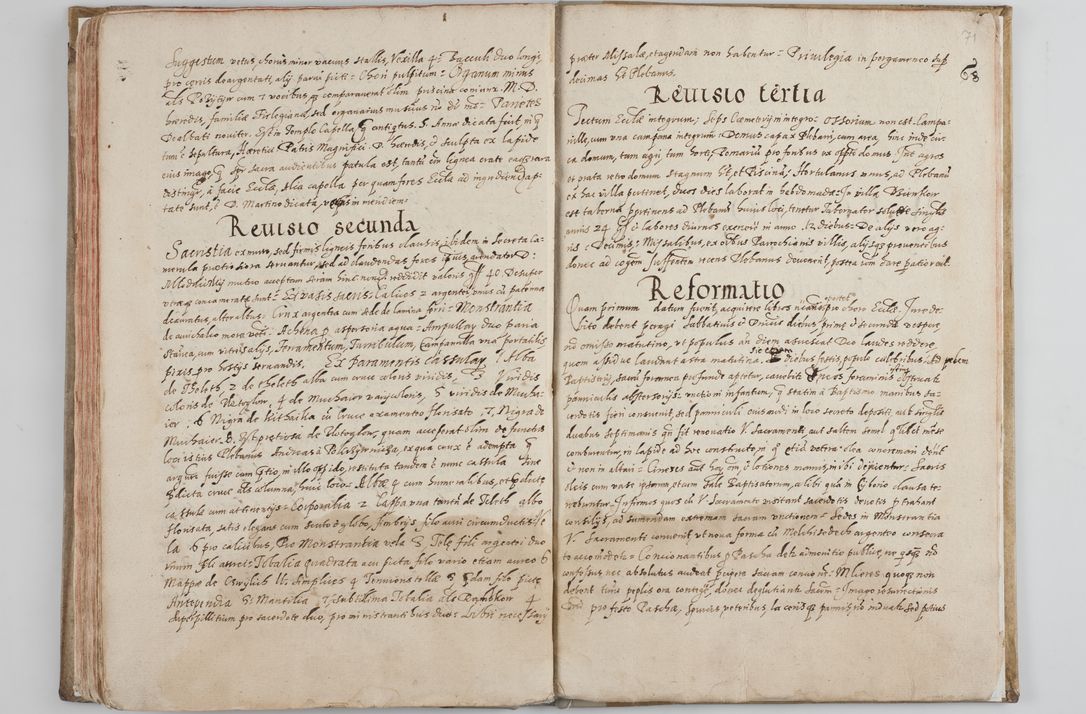 Zdjęcie nr 74 dla obiektu archiwalnego: Acta visitationis ecclesiarum archidiaconatus Sandomiriensis sub R. D. Bernardo Maciejowski, epsicopo Cracoviensi, duce Severiensi. Exequutio visitationis pergebatur Sendomiriae die 16 Martii ad 3 Aprilis a. D. 1604