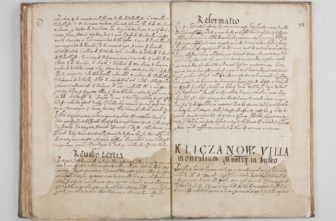 Zdjęcie nr 76 dla obiektu archiwalnego: Acta visitationis ecclesiarum archidiaconatus Sandomiriensis sub R. D. Bernardo Maciejowski, epsicopo Cracoviensi, duce Severiensi. Exequutio visitationis pergebatur Sendomiriae die 16 Martii ad 3 Aprilis a. D. 1604