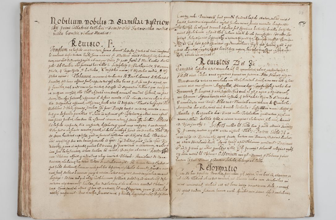 Zdjęcie nr 71 dla obiektu archiwalnego: Acta visitationis ecclesiarum archidiaconatus Sandomiriensis sub R. D. Bernardo Maciejowski, epsicopo Cracoviensi, duce Severiensi. Exequutio visitationis pergebatur Sendomiriae die 16 Martii ad 3 Aprilis a. D. 1604