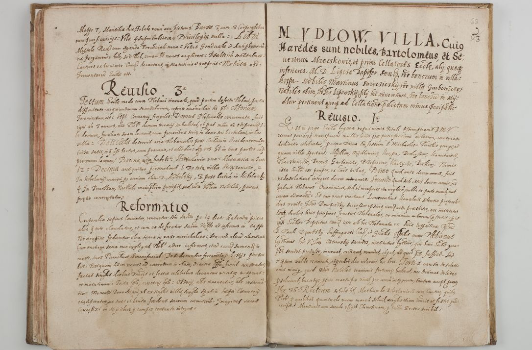 Zdjęcie nr 69 dla obiektu archiwalnego: Acta visitationis ecclesiarum archidiaconatus Sandomiriensis sub R. D. Bernardo Maciejowski, epsicopo Cracoviensi, duce Severiensi. Exequutio visitationis pergebatur Sendomiriae die 16 Martii ad 3 Aprilis a. D. 1604