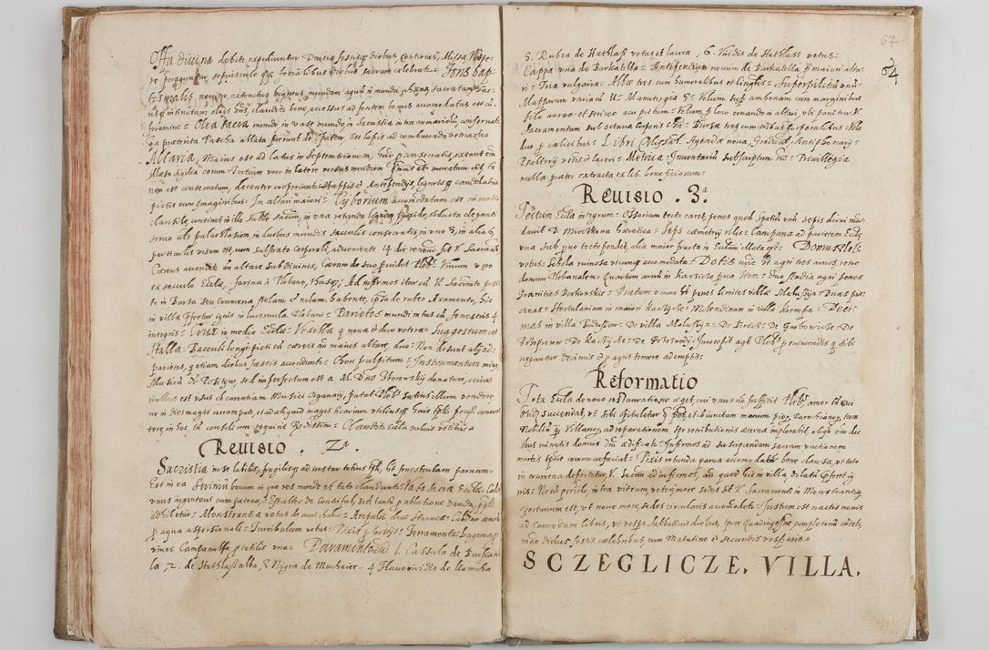 Zdjęcie nr 70 dla obiektu archiwalnego: Acta visitationis ecclesiarum archidiaconatus Sandomiriensis sub R. D. Bernardo Maciejowski, epsicopo Cracoviensi, duce Severiensi. Exequutio visitationis pergebatur Sendomiriae die 16 Martii ad 3 Aprilis a. D. 1604