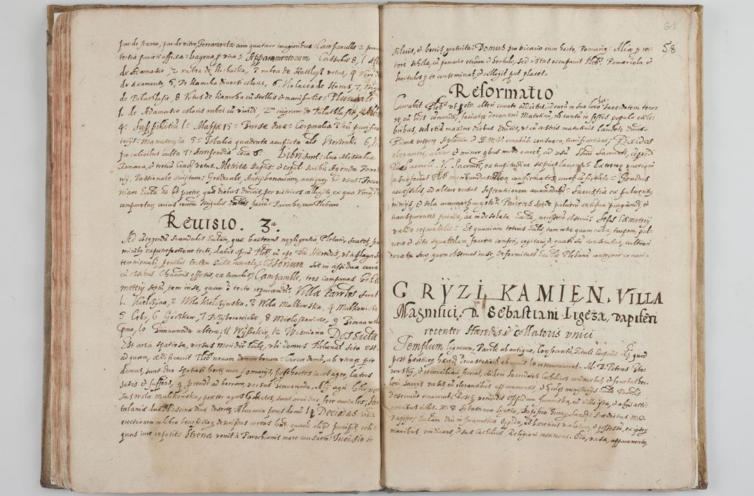 Zdjęcie nr 64 dla obiektu archiwalnego: Acta visitationis ecclesiarum archidiaconatus Sandomiriensis sub R. D. Bernardo Maciejowski, epsicopo Cracoviensi, duce Severiensi. Exequutio visitationis pergebatur Sendomiriae die 16 Martii ad 3 Aprilis a. D. 1604