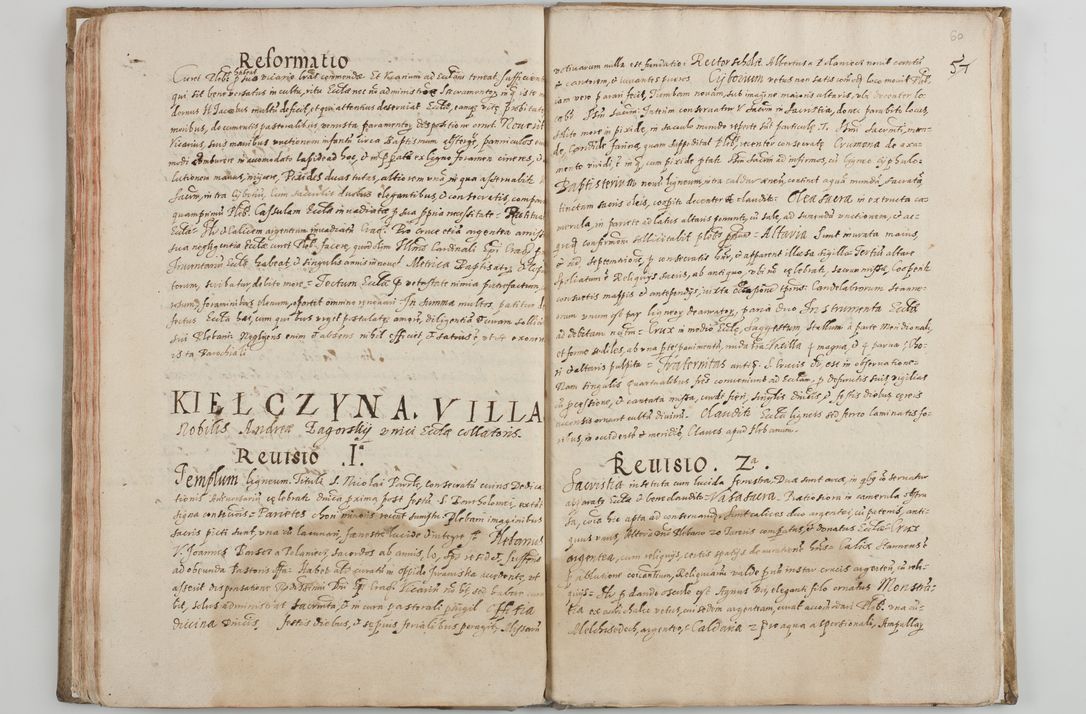 Zdjęcie nr 63 dla obiektu archiwalnego: Acta visitationis ecclesiarum archidiaconatus Sandomiriensis sub R. D. Bernardo Maciejowski, epsicopo Cracoviensi, duce Severiensi. Exequutio visitationis pergebatur Sendomiriae die 16 Martii ad 3 Aprilis a. D. 1604