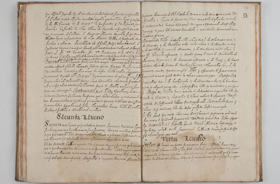 Zdjęcie nr 59 dla obiektu archiwalnego: Acta visitationis ecclesiarum archidiaconatus Sandomiriensis sub R. D. Bernardo Maciejowski, epsicopo Cracoviensi, duce Severiensi. Exequutio visitationis pergebatur Sendomiriae die 16 Martii ad 3 Aprilis a. D. 1604