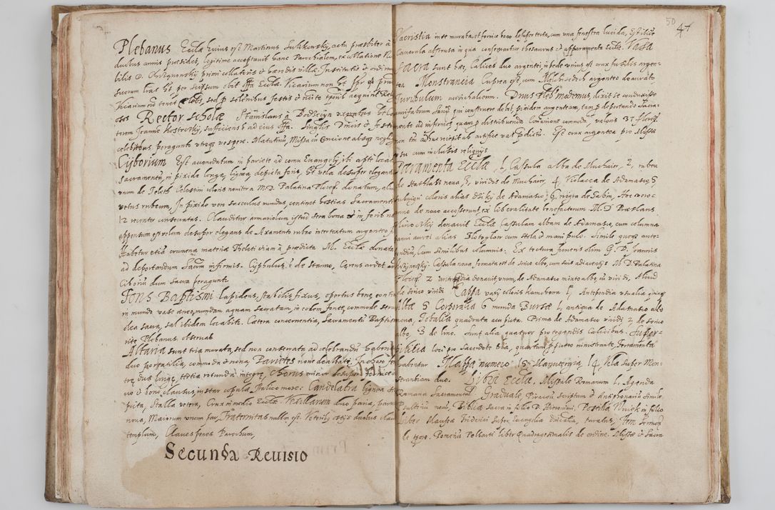 Zdjęcie nr 53 dla obiektu archiwalnego: Acta visitationis ecclesiarum archidiaconatus Sandomiriensis sub R. D. Bernardo Maciejowski, epsicopo Cracoviensi, duce Severiensi. Exequutio visitationis pergebatur Sendomiriae die 16 Martii ad 3 Aprilis a. D. 1604