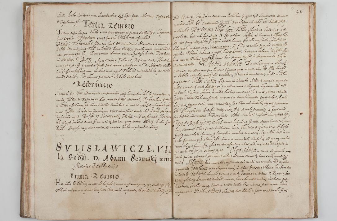 Zdjęcie nr 54 dla obiektu archiwalnego: Acta visitationis ecclesiarum archidiaconatus Sandomiriensis sub R. D. Bernardo Maciejowski, epsicopo Cracoviensi, duce Severiensi. Exequutio visitationis pergebatur Sendomiriae die 16 Martii ad 3 Aprilis a. D. 1604