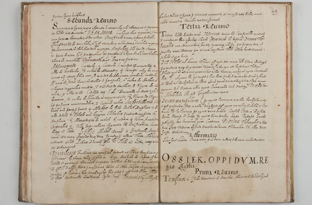 Zdjęcie nr 55 dla obiektu archiwalnego: Acta visitationis ecclesiarum archidiaconatus Sandomiriensis sub R. D. Bernardo Maciejowski, epsicopo Cracoviensi, duce Severiensi. Exequutio visitationis pergebatur Sendomiriae die 16 Martii ad 3 Aprilis a. D. 1604