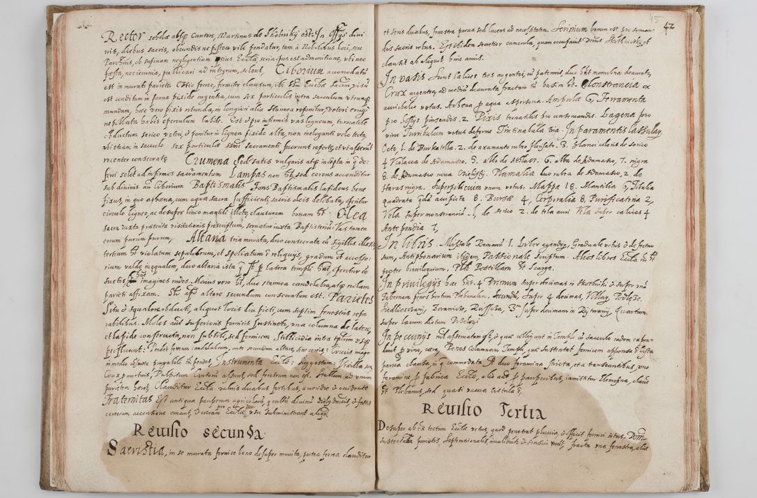 Zdjęcie nr 48 dla obiektu archiwalnego: Acta visitationis ecclesiarum archidiaconatus Sandomiriensis sub R. D. Bernardo Maciejowski, epsicopo Cracoviensi, duce Severiensi. Exequutio visitationis pergebatur Sendomiriae die 16 Martii ad 3 Aprilis a. D. 1604