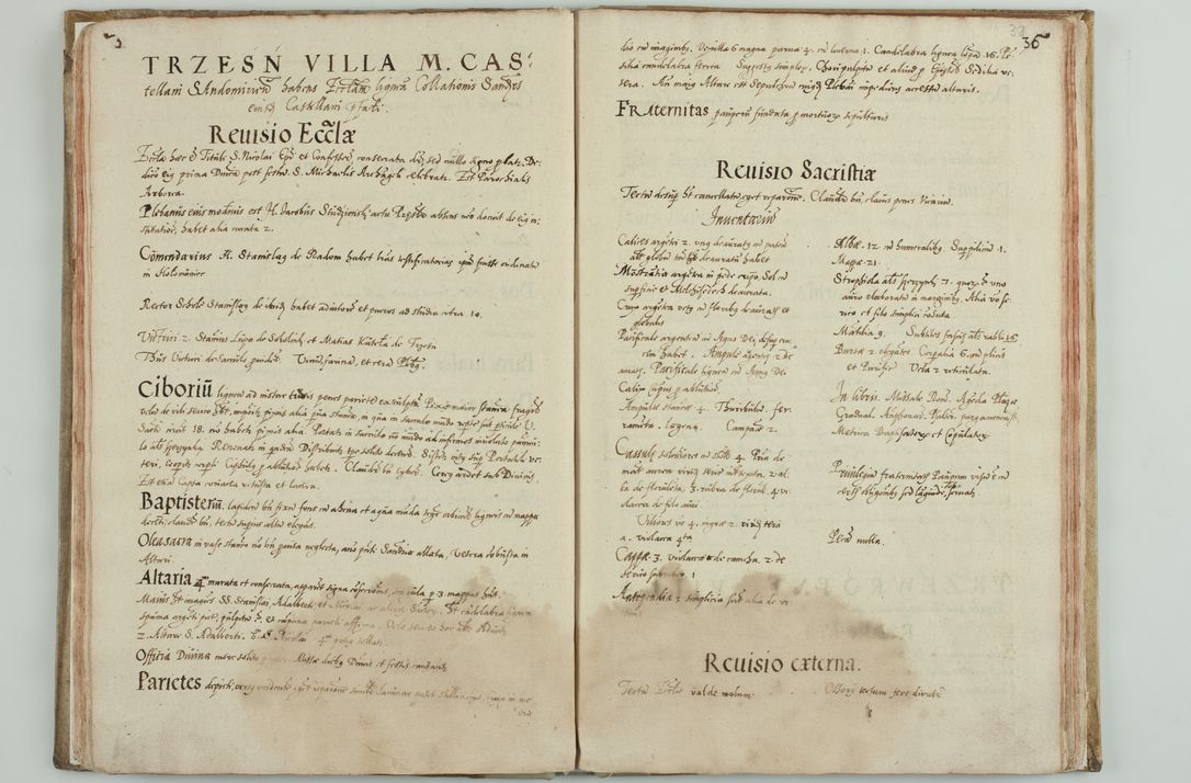 Zdjęcie nr 42 dla obiektu archiwalnego: Acta visitationis ecclesiarum archidiaconatus Sandomiriensis sub R. D. Bernardo Maciejowski, epsicopo Cracoviensi, duce Severiensi. Exequutio visitationis pergebatur Sendomiriae die 16 Martii ad 3 Aprilis a. D. 1604