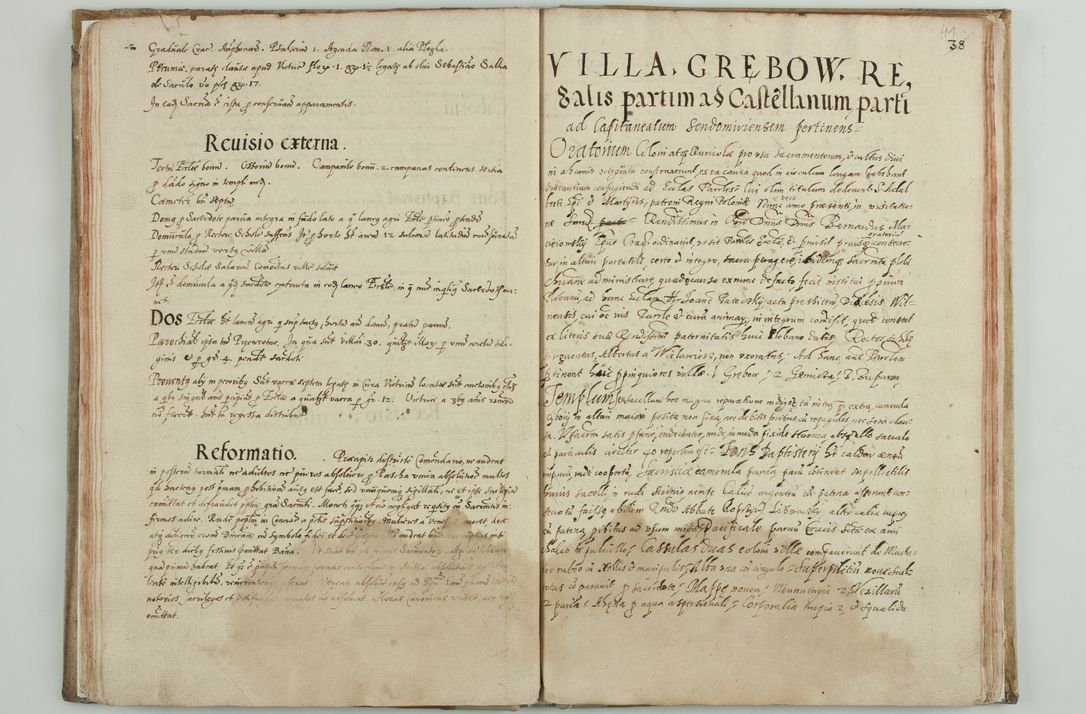 Zdjęcie nr 44 dla obiektu archiwalnego: Acta visitationis ecclesiarum archidiaconatus Sandomiriensis sub R. D. Bernardo Maciejowski, epsicopo Cracoviensi, duce Severiensi. Exequutio visitationis pergebatur Sendomiriae die 16 Martii ad 3 Aprilis a. D. 1604