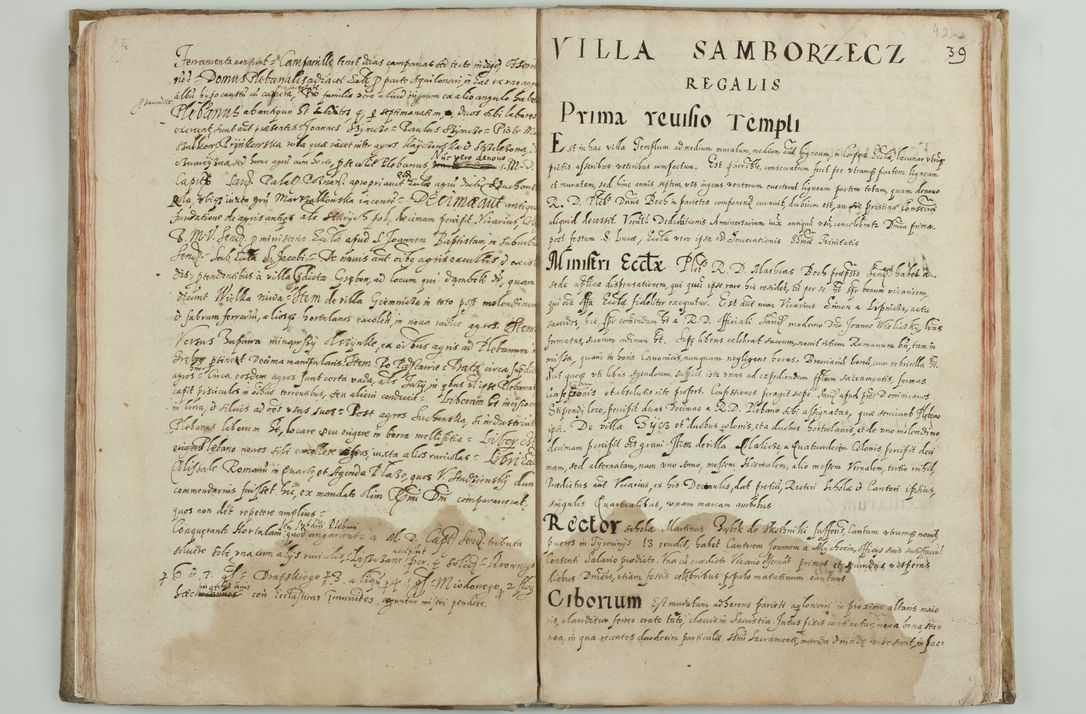 Zdjęcie nr 45 dla obiektu archiwalnego: Acta visitationis ecclesiarum archidiaconatus Sandomiriensis sub R. D. Bernardo Maciejowski, epsicopo Cracoviensi, duce Severiensi. Exequutio visitationis pergebatur Sendomiriae die 16 Martii ad 3 Aprilis a. D. 1604