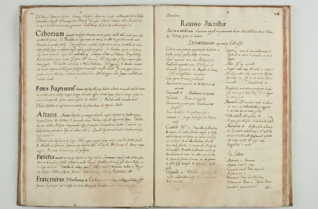 Zdjęcie nr 34 dla obiektu archiwalnego: Acta visitationis ecclesiarum archidiaconatus Sandomiriensis sub R. D. Bernardo Maciejowski, epsicopo Cracoviensi, duce Severiensi. Exequutio visitationis pergebatur Sendomiriae die 16 Martii ad 3 Aprilis a. D. 1604